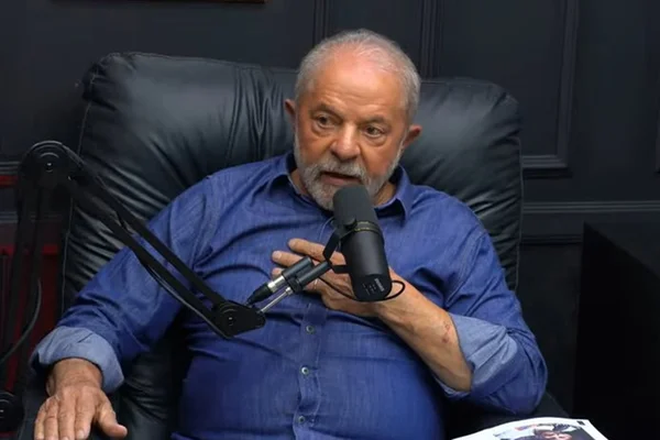 Lula em live no YouTube