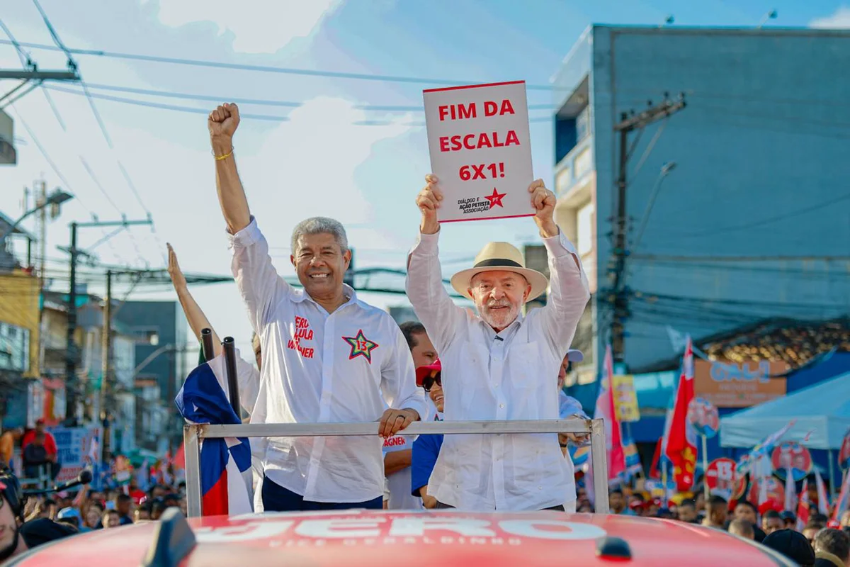 Presidente Lula e o governador da Bahia, Jerônimo Rodrigues Presidente Lula e o governador da Bahia, Jerônimo Rodrigues