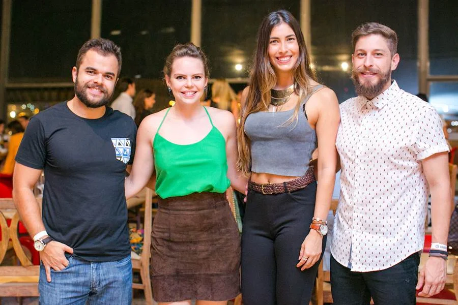 Afonso Lobo, Tata Durso, Andressa Alencar e Thiago Janiques Afonso Lobo, Tata Durso, Andressa Alencar e Thiago Janiques