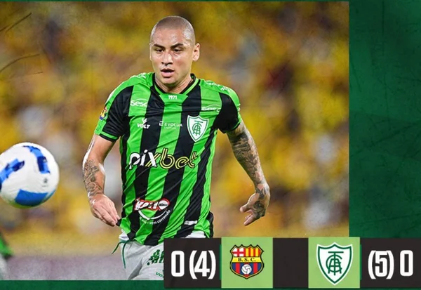 América-MG bate Barcelona e avança à fase de grupos da Libertadores