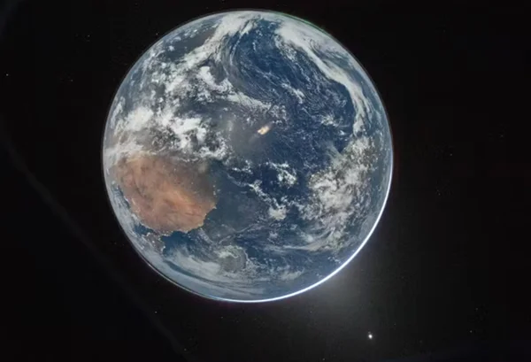 Planeta Terra visto da Artemis II - Metrópoles
