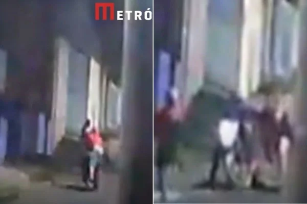 Montagem colorida mostra dinâmica em que homem de 28 anos foi baleado na cabeça ao tentar proteger namorada de assalto, em São Paulo.