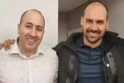 Fernando Cerimedo ao lado do deputado federal Eduardo Bolsonaro