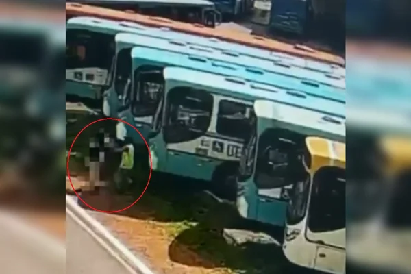 Mulher luta com estuprador que tentou arrastá-la para trás de ônibus