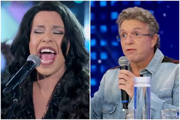 Gloria Groove performando Ana Carolina e Boninho