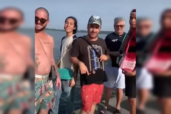 Vídeo de família desfilando com bolsas viralizou