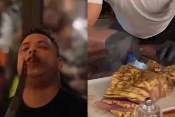 Ronaldo rebate críticas após carne folheada a ouro: “Inveja, covardia”