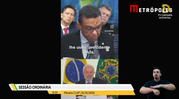Imagem colorida do frame de um vídeo - Metrópoles