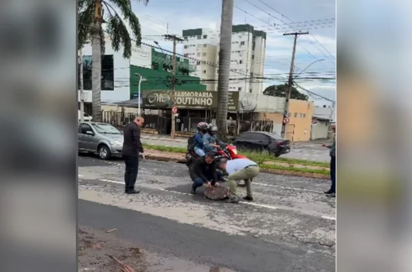imagem colorida sandro mabel para transito para ajustar bueiro