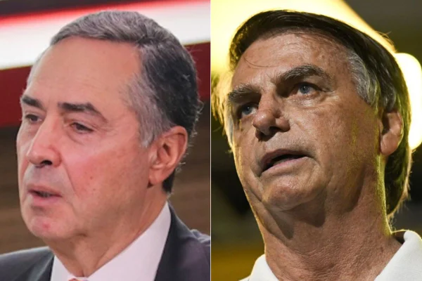 Luís Roberto Barroso e Jair Bolsonaro