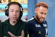Tiago Leifert e Neymar