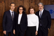 César Tralli, Renata Vasconcellos, Cristiana Sousa Cruz e William Bonner César Tralli, Renata Vasconcellos, Cristiana Sousa Cruz e William Bonner