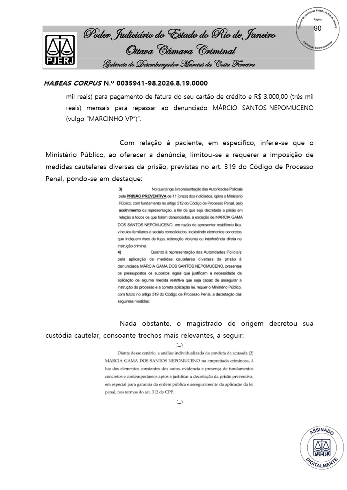 Império do tráfico: relatório revela fortuna de esposa de Marcinho VP - imagem 2 Império do tráfico: relatório revela fortuna de esposa de Marcinho VP - imagem 2