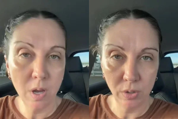Foto colorida de uma mulher falando - Metrópoles