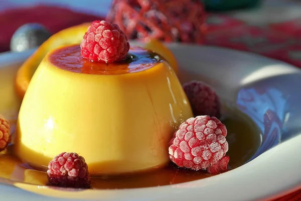 Flan de doce de leite