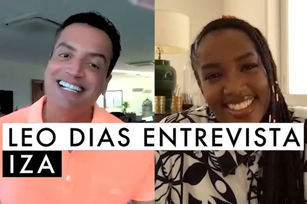 IZA revela cantada que deu no marido: “Joguei o telefone longe”