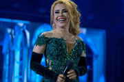 Joelma foi a estrela do show de abertura da Supercopa Rei