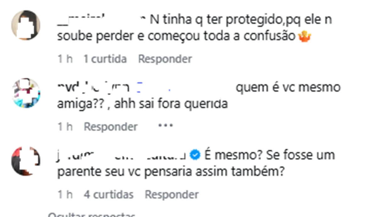 Mulher comente que o jovem perseguido começou a confusão Mulher comente que o jovem perseguido começou a confusão