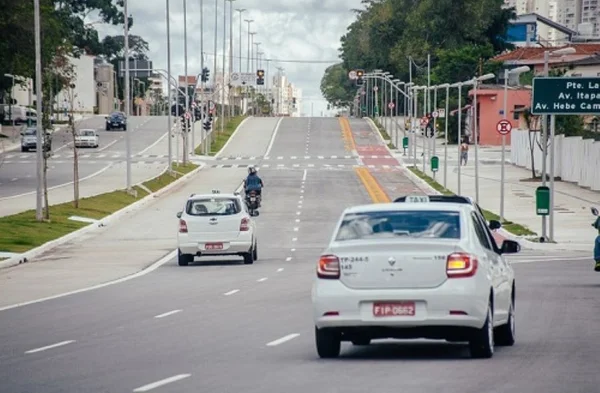 Região da Avenida Dr. Chucri Zaidan, na zona sul de São Paulo