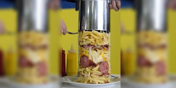 Torre de batata frita é a nova sensação da internet