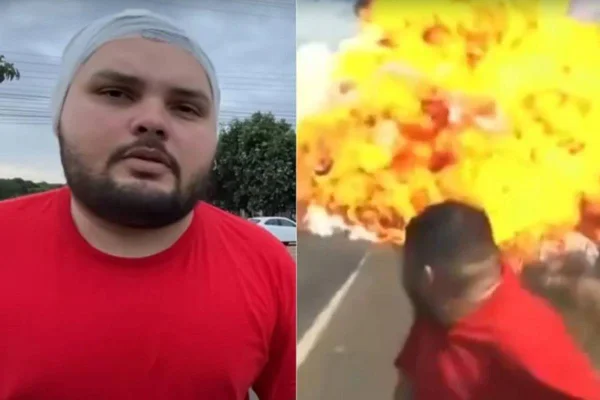 Veja estado de saúde de equipe do SBT ferida em explosão de caminhão
