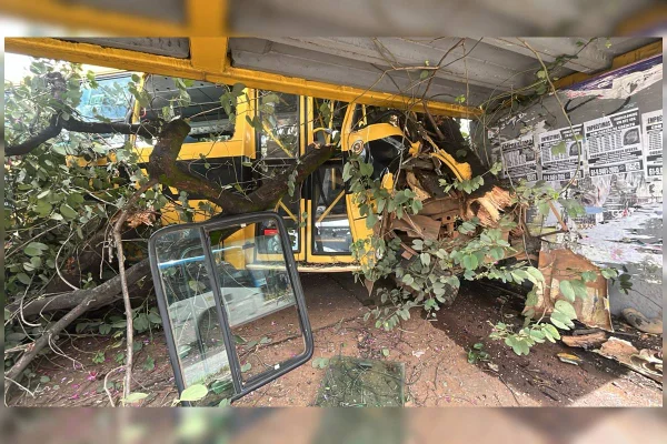 Acidente, ônibus escolar EPIA
