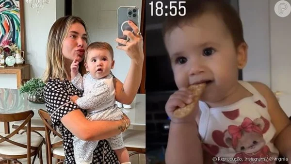 Virgínia dá biscoito para Maria Alice e especialista diz se faz bem