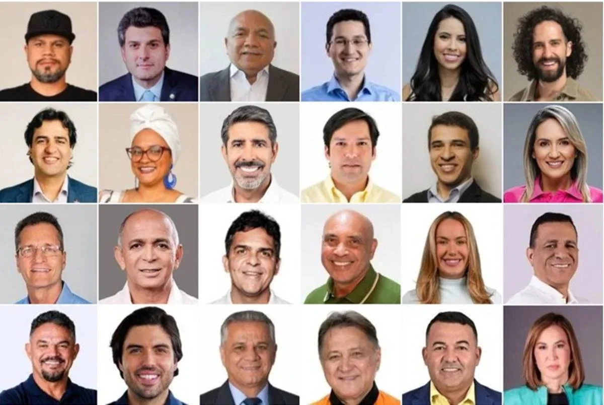 Os 24 deputados distritais eleitos Os 24 deputados distritais eleitos