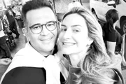 Bruno Avelar e Lívia posam sorridentes para as redes sociais