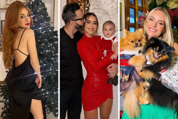 Confira como foi a comemoração de Natal de famosos e brasilienses