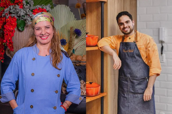 Chefs Leninha Camargo e Paulo Tarso