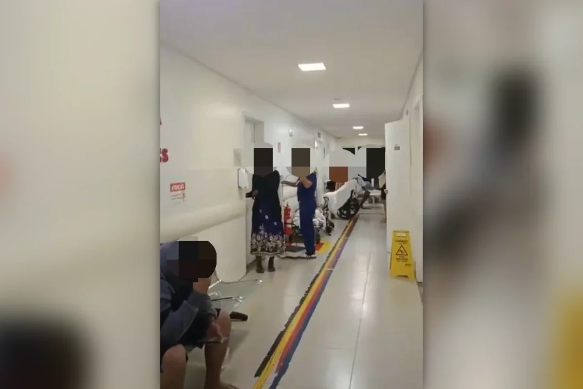 Imagens mostram confusão entre mulher e vigilante agredido em UPA do DF