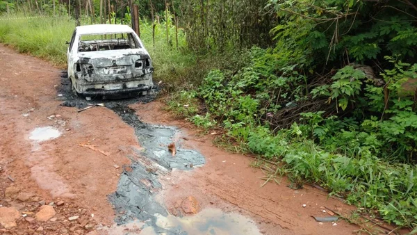 Corpo encontrado carbonizado em carro é de servidor da Poupex. Veja vídeo