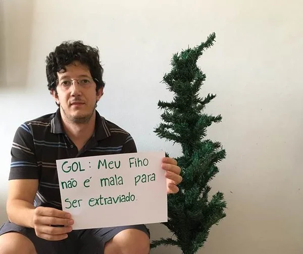 Pai descobre que Gol “extraviou” seu filho num voo entre Rio e Vitória