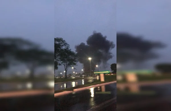 Vídeo com fumaça no Aeroporto JK circula nas redes e assusta
