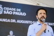O prefeito de São Paulo, Ricardo Nunes