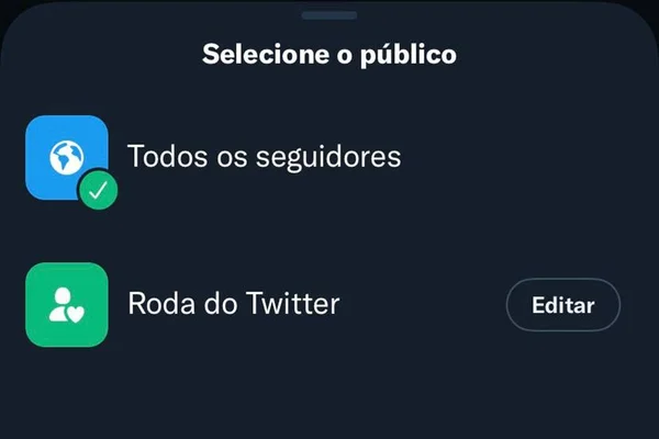 Roda do Twitter