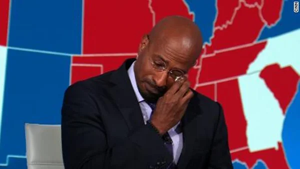 Van Jones, CNN, chorando