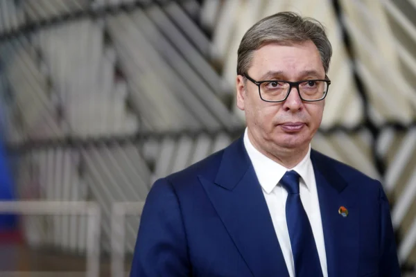 O presidente da Sérvia, Aleksandar Vucic - Metrópoles