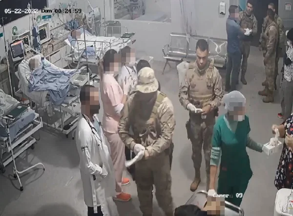 Imagens de câmera de monitoramento de UPA de Rio Verde no caso de mortos pela PM do COD em maio de 2022 - Metrópoles