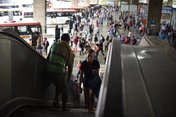 Escadas rolantes da Rodoviária do DF
