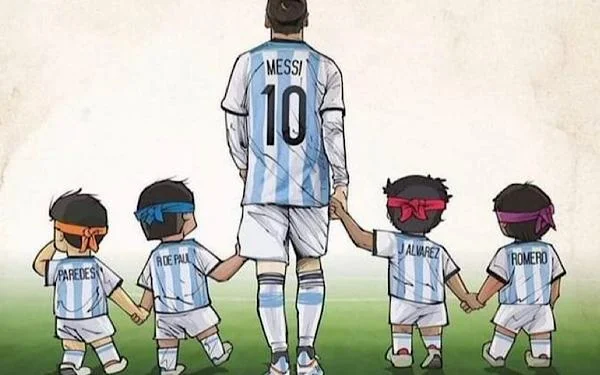 Os meninos que viram Messi jogar na infância  e hoje estão na seleção