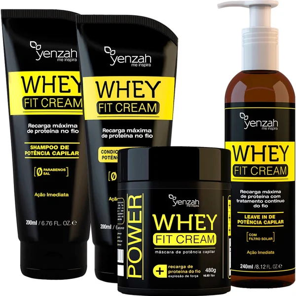 Whey Protein capilar repõe proteínas e recompõe os fios