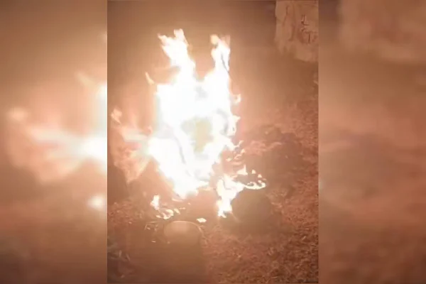 Em fúria, homem agride e tenta incendiar casa de mulher. Veja vídeo