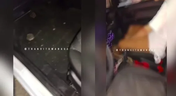 Vídeo: motorista é agredido com pedrada após questionar flanelinha