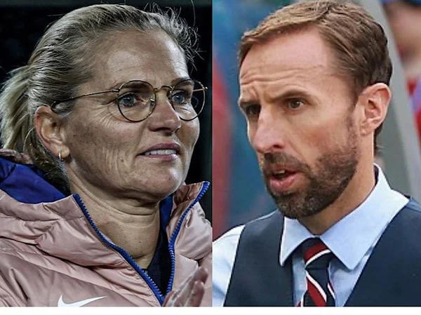 Foto colorida de Sarina, que pode tomar o lugar de Southgate na Inglaterra
