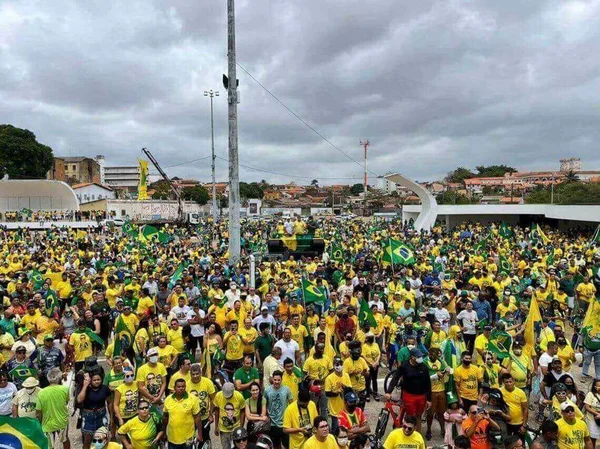 Manifestação pró-Bolsonaro em São Luís, no Maranhão