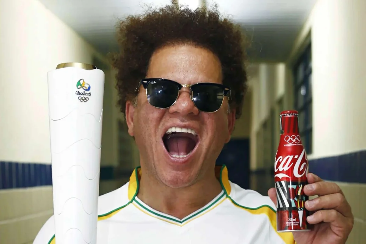 Romero Britto durante a Copa do Mundo Romero Britto durante a Copa do Mundo