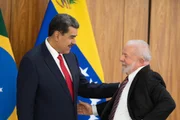 Nicolás Maduro (Venezuela) e Luiz Inácio Lula da Silva (Brasil)