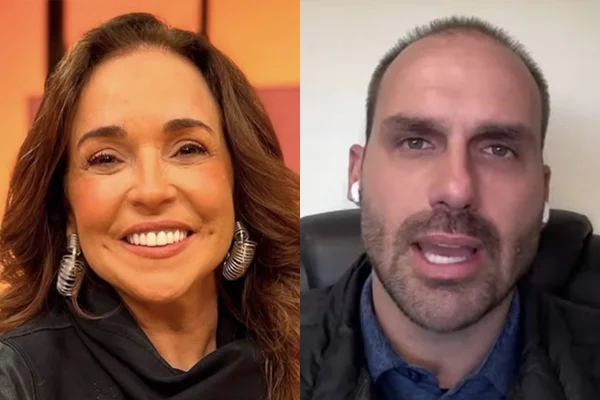 Daniela Mercury e Eduardo Bolsonaro